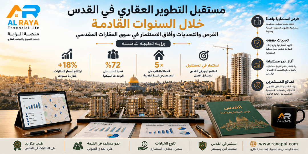 مستقبل التطوير العقاري في القدس خلال السنوات القادمة
